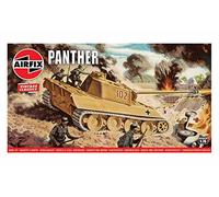 Airfix Vintage Classics Set - A01302V Panther - Plastic Model Tank Kits for Adults & Children 8+, Includes 97 Pieces - 1:76 Scale Model Tank Set