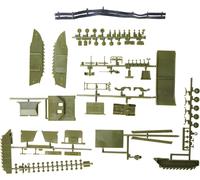 Airfix Vintage Classics Set - A02302V Buffalo Willys MB Jeep - Plastic Model Mo