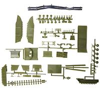 AIRFIX WW2 BUFFALO & WILLYS MB JEEP 1:76 SCASLE MODEL KIT LANDING VEHICLE TRACK