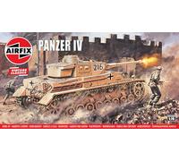 Airfix Vintage Classics Set - A02308V Panzer IV - Plastic Model Tank Kits for Adults & Children 8+, Set Includes 101 Pieces - 1:76 Scale Model Tank Set