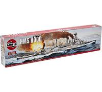 Airfix Vintage Classics Set - A04202V HMS Hood - Plastic Model Ship Kits for Adults & Children 8+, Set Includes 131 Pieces - 1:600 Scale Model Ship Set