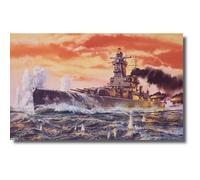 Airfix Vintage Classics Set - A04211V Admiral Graf Spee - Plastic Model Ship Kits for Adults & Children 8+, Set Includes 124 Pieces - 1:600 Scale Mod