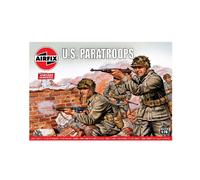 Airfix Vintage Classics U.S. Paratroops 48 Unpainted Figures Airfix Multicolor