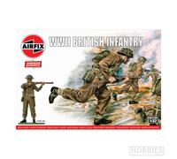 Airfix WW2 Figures 1:32 Model Army Soldiers British German US Infantry Unpainted