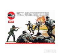 Airfix WW2 Figures 1:32 Model Army Soldiers British German US Infantry Unpainted