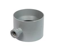 Airflow 100mm Round Condensation Trap for Ventilation Ducting - Prevents Water Backflow, Compliant with Domestic Ventilation Guide