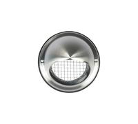 Airflow 9041228 125 mm Stainless Steel Round Cowl with Mesh