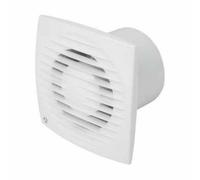Airflow® Aura 100T Bathroom Extractor Fan with Timer (2-30 Mins) - 100mm/4- Energy Efficient 5.6W, 14 l/s, Low SFP 0.33W/L/s, 2-Years Warranty