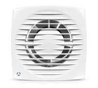 Airflow Aria 100HT Bathroom Extractor Fan, 100mm, 18.5 l/s, Humidity Timer | Quiet 26 dB Operation, 60-90% RH Humidity Sensor, Adjustable Timer, IPX4 Rating, Wall & Ceiling Mounting, 2-Year Warranty