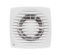 Airflow® Aura 100T Bathroom Extractor Fan with Timer (2-30 Mins) - 100mm/4- Energy Efficient 5.6W, 14 l/s, Low SFP 0.33W/L/s, 2-Years Warranty