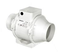 Airflow Av100T Aventa 100mm Mixed Flow In-Line Fan 2 Speed With Timer, 9041086