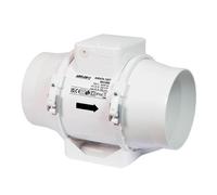 Airflow Aventa 150B In-Line Extractor Fan - 150mm - 30W, 112-144 L/s, 2-Speed , 3-Year Warranty