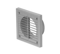 Airflow External Wall Vent Cover - Grey -Ducting 150 mm - 187 X 187 mm