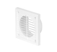 Airflow External Wall Vent Cover - White -Ducting 100 mm - 154 X 154 mm