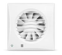 Airflow Extractor Fan 27l/s Flow Rate - Light Switch Activation - 100mm Duct - Energy Efficient 7.5W, Low SFP 0.27W/L/s, Aria Quiet 100B, 2-Years Warranty