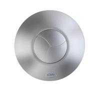 Airflow iCON 30 Silver Cover For 100mm iCON Extractor Fans - 52634507B