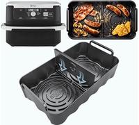 AirFlow Max™ Ninja FlexDrawer 10.4L AF500UK 3-in-1 Silicone Liner with Divider | Glove-Like Fit | 3.5mm Thick with 15mm Ridges for Airflow | Ninja AF500UK Accessories 1PC | by iStock Kitchen
