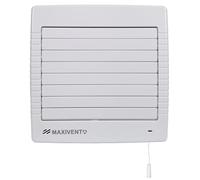 Airflow Maxivent 150mm Fan With Auto Shutter, Humidity Sensor, 72L/s Airflow, Ip45, 28W, 46-57Db, 3-Year Warranty