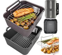 Airflow Pro™ for Ninja SL400UK Double Stack Accessories | Liners & Racks | AirFlow Pro™ set for the Ninja Double Stack XL SL400UK: 2 liners + 2 racks. Remove the crisper plates before use.