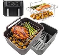 AirFlow Pro™ Ninja AF400UK Accessories | 2 Liners, 2 Racks + 4 Skewers