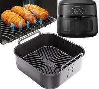 AirFlow Pro™ Phillips 6.2L Premium Silicone Liner | 15mm Raised Ridges for Crisp Airflow + 3mm Thick & Dishwasher Safe | Designed for Phillips 6.2L | 1PC Phillips Silicone Liners | by iStock Kitchen