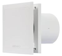 Airflow QT100B Extractor Fan Basic - 100mm/4" Duct - German Made, 2 Speed Operation, Ultra Quiet 25 dB(A), Energy Efficient 5/9W, Upto 25 L/s, QuietMark Certified, 3-Year Warranty