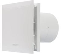 Airflow QT100HT Extractor Fan 25L/s Flow - Adjustable Humidity & Timer - 100mm/4 Duct - German Made, QuietMark Certified 25 dB, Energy Efficient 5W/9W, 2-Speed Options, 3-Year Warranty