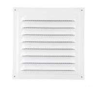 Airflow ventilation grille vent cover compatible with For HVAC units, designed for ceiling and side wall mounting to clean and efficient air exchange (1PC White)
