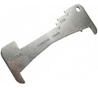 AirFly Aluminum Crab & Lobster Gauge - All-in-One Measuring Tool for Dungeness, Blue, Rock Crab & Lobster (3” to 5-3/4”) - Rust-Resistant Ruler for CA, East Coast, Gulf & Canada - Designed in USA