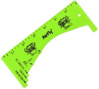 AirFly Crab Gauge and Lobster Measuring Tool - Dungeness, Rock and Blue Crab - 5 Sizes for CA, OR, WA, MD and Gulf Coast - Molded ABS, Designed in San Francisco USA (1-Pack Green)