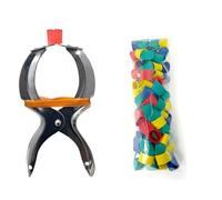 AirFly Crab, Lobster Claw Rubber Bands, Protect Lobsters & Crabs, Cook Safe FDA-Compliant Silicone, Size 1" x 0.5", Made in USA