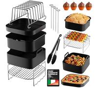 Airfryer Accessory Set with Silicone Mould for Cosori, Philips, Ninja, Tefal