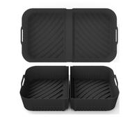 Airfryer AF500 Accessories for Ninja Foodi Flexdrawer AF500UK 10.4 L, 1 x 10.4 L and 2 x 5.2L Silicone Mould for Ninja Hot Air Fryer af500DE Oven Microwave, Better than Disposable Paper Liner