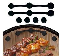 Airfryer Magnet Buckle, Airfryer Magnet Silicone Buckle - Heat Resistant Magnetic Closure Airfryer Fixer - Liners Buckle Holder with Versatile Use for Families, Food Lovers