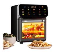 Airfryer Toaster | Rotary Countertop Air Fryer Oven,2 Tier 15L Family Size Dehydrator with Viewing Window for Roasting Bake Grilling Steak Chicken Pizza