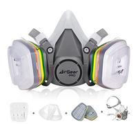 AirGearPro M-500 ABEK1-P2 Reusable Multi-Gas & Dust Respirator Mask