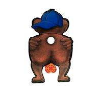 Airgun Target Free Standing Air Rifle Targets for AirGun Shooting Target Air Rifle Accessories And Equipment Alloy Steel Shooting Targets (Bear Bottom Nut Cracker)
