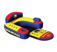 AIRHEAD Bimini Lounger II, 1 Person Pool Float with Drink Holder Zip Storage Pocket