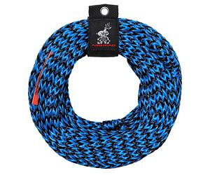 Airhead Unisex Adult Kwik-TEK Tow Rope, 1-3 Rider Rope for Tow Tubes, Blue, Pack of 1