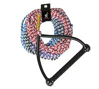 Airhead Water Ski Rope, 4 Section for Water Skis, Wakeboards and Kneeboards, Black, 75 ft Length