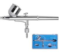 AirHobby 0.3mm Gravity Feed Dual-Action Airbrush Paint Spray Gun Kit Set