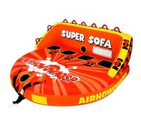 Airhowowaqsp Super Sofa Towable Tubes for Boating 1-4 Person,Tubes for Boats,Inflatable Pull Boats/Boat Tube/Water Tube,Front&Back Tow Points with Heavy-Duty Thick Nylon Cover for Water Sports