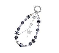 AIRHSKWI Elegant Butterfly Flower Crystal Keychain for Women Fashionable and Sturdy Keyrings Accessory for Bags and Keys