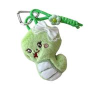 AIRHSKWI Fashion Snake Keychain Purse Decorations Stylish Backpack Charm Plush Texture for Those Who Love Cuteness Ccessories