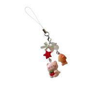 AIRHSKWI Lovely Sturdy Cats Pendant Keychain for Girls Fashionable Lovely Keyring Decorative Gifts for Backpack or Bag