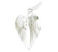 AIRHSKWI Stylish Winged Crosses Keychain Pendant Sturdy Alloy Backpack Charm For Men Women Unique