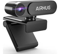 AIRHUG 2K Webcam No Mic with Privacy Cover, USB Web Cam for Computer and Laptop