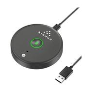 AIRHUG USB Microphone,Desktop Computer Mic, Mute Button with LED Indicator,AI Noise Reduction,Plug & Play Omnidirectional Condenser PC Laptop Mics,for Online Calls/Class/Recording Video