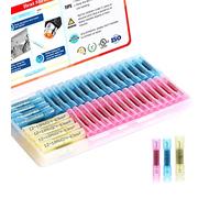 AIRIC Heat Shrink Wire Connectors Waterproof 100pcs Marine Automotive Electrical Crimp Insulated Terminals 22-16 AWG 16-14 Gauge 12-10 Butt Splice Kit