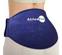 AiricePac Ice Pack for Back Pain Relief, Reusable Gel Lower Back Wrap, Cold Compress Therapy for Waist Lumbar Injuries, Sciatic Nerve, Herniated or Degenerative Disc, Coccyx, Tailbone Pain Blue